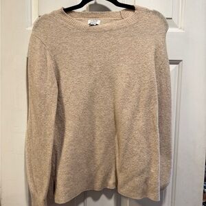 J. Crew Extra-Soft Crewneck Sweater - Beige